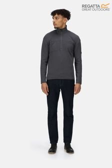 Regatta Grey Ferdo Half Zip Cotton Fleece (B26477) | €50