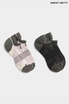 白色 - Sweaty Betty機能型跑步襪—2對裝 (B26543) | NT$1,170