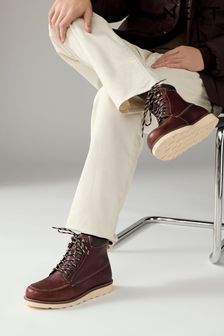 Next mens leather boots hot sale