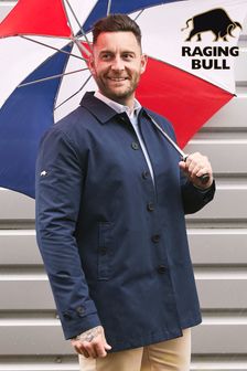 Raging Bull Blue Car Coat (B26857) | €177 - €205