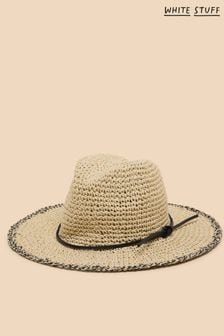 White Stuff Natural Summer Fedora Hat (B26918) | SGD 54