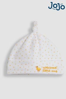 JoJo Maman Bébé White Welcome Little One Hat (B27095) | HK$51