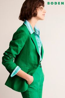Boden Green Petite Marylebone Linen Blazer (B27262) | $286