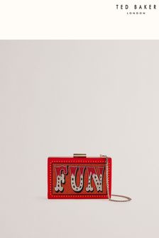 Ted Baker Red Funia Clutch Bag (B27420) | €157