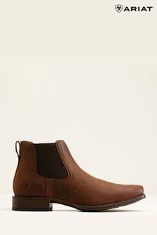 Ariat Booker Ultra Square Toe Western Brown Boots (B27512) | Kč5,950