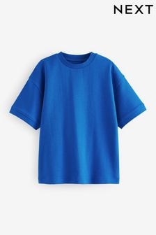 Cobalt Blue Relaxed Fit Heavyweight T-Shirt (3-16yrs) (B27660) | $10 - $19