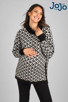 Maternity Jumpers Print Long Sleeve High Neck Knitwear Next Luxembourg