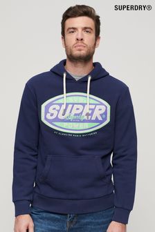 Superdry Gasoline Workwear Kapuzensweatshirt mit Grafik (B28244) | 91 €