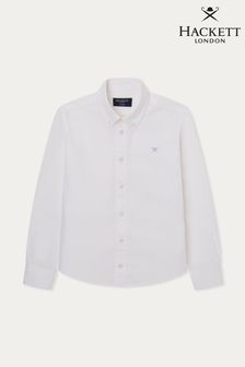 Hackett London Older Boys White Shirt (B28674) | KRW106,700