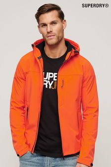 Superdry Orange Hooded Soft Shell Trekker Jacket (B28768) | 421 QAR