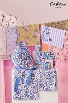 Cath Kidston Strawberry Garden Blue Tea Towels Set Of 4 (B29000) | €49