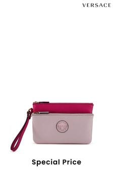 Versace Pink Calf Leather Pouch Bag (B29099) | €1,047