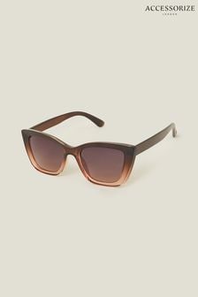 Accessorize Brown Ombre Crystal Cateye Sunglasses (B29128) | 102 SAR