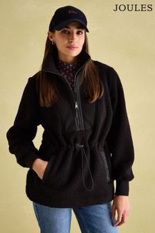 Joules Thurleston Black Borg Fleece (B29256) | $137