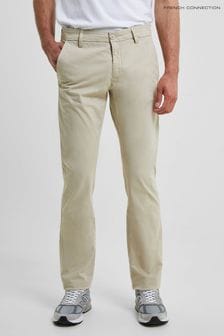 Бежевые стретчевые брюки чинос French Connection (B29315) | €61