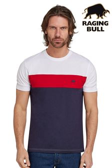 Raging Bull T-Shirt mit Bahnendesign, Rot (B29763) | 45 € - 48 €