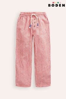 Boden Red Summer Pull-On Trousers (B29772) | ￥4,760 - ￥5,110