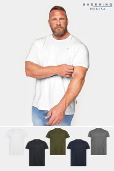 BadRhino Big & Tall Black T-Shirts 5 Pack (B29807) | Kč1,785