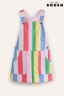 Boden Blue Stripe Dungaree Dress (B29890) | NT$1,350 - NT$1,580