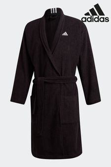 adidas Black Dressing Gown (B30361) | 297 QAR