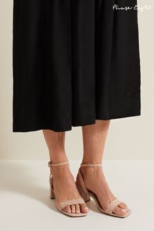 Phase Eight Suede Scallop Block Heels (B30402) | ‏498 ‏₪