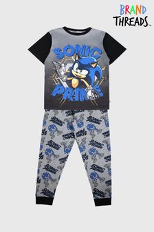 طقم بيجامة للأولاد Sonic The Hedgehog من Brand Threads (B30463) | 121 ر.س