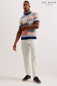 Ted Baker Single Pleat Holmer Tapered Fit Trousers