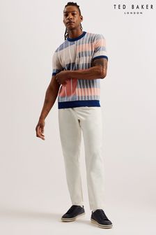 Ted Baker Holmer Single Pleat Tapered Fit Trousers