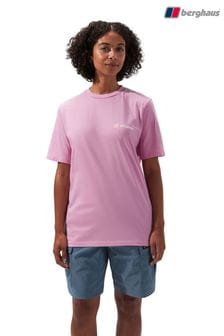 Berghaus Purple Climbing Record Short Sleeve 100% Cotton T-Shirt (B30593) | $55