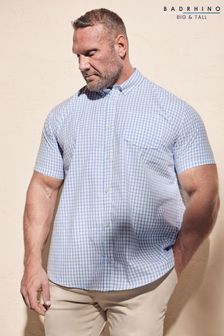 BadRhino Big & Tall White Checked Shirt (B30734) | €42