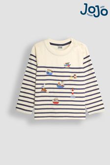 Jojo Maman Bébé Shipping Harbour Applique Top (B30954) | €30