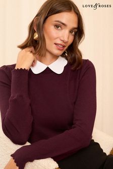 Knitwear with collar online
