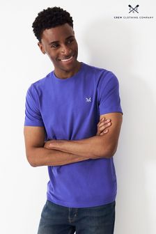 أزرق داكن - Crew Clothing Plain Cotton Classic T-shirt (B33461) | 139 د.إ