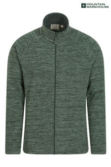 Mountain Warehouse Green Mens Snowdon II Fleece Full Zip Jacket (B33643) | $55