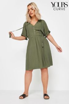 Yours Curve Green Desert Dress (B33652) | €41