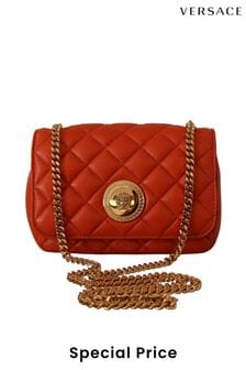 Versace Small Red Nappa Leather Medusa Crossbody Bag (B33755) | €1,882
