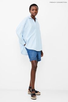 Blau - French Connection Appelona Broderie Anglaise Shirt (B33775) | 89 €