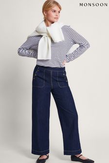 Monsoon Blue Harper Short Length Crop Jeans (B33813) | €67