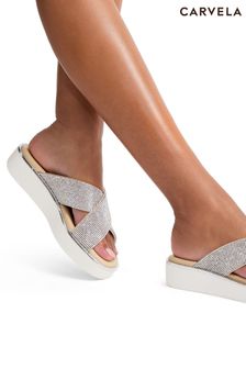 כסף - Carvela Glamour Sandals (B33897) | ‏448 ‏₪