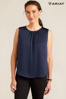 Ariat Blue Bayview Short Sleeve Blouse (B34001) | €58