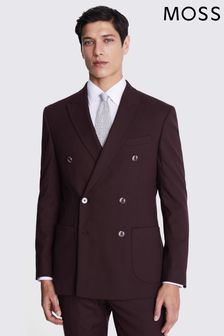 MOSS Tailored Fit Red Port Flannel Jacket (B34227) | €213