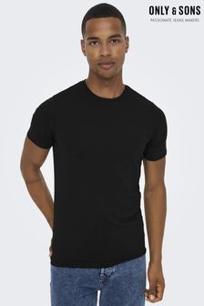 Only & Sons Black 2 Pack Oversized Heavy Weight T-Shirt (B34651) | €24