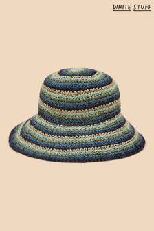 White Stuff Blue Stripe Bucket Hat (B34659) | HK$290