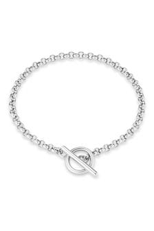Orelia & Joe Round Link T-bar Bracelet (B34772) | kr400