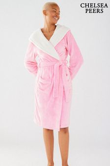 Розовый - Пушистый халат Chelsea Peers (B34947) | €60