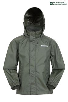 Mountain Warehouse Green Kids Pakka Waterproof Jacket (B34990) | kr325