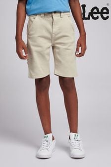 Lee Brown Boys Cream Carpenter Shorts (B35018) | $69 - $82