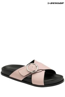 Dunlop Pink Open-Toe Mule Sandals (B35446) | kr389