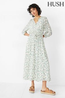 Hush Natural Lisa Midi Dress (B36034) | $126