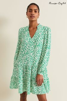 Phase Eight Green Penele Leaf Swing Dress (B36058) | 136 €